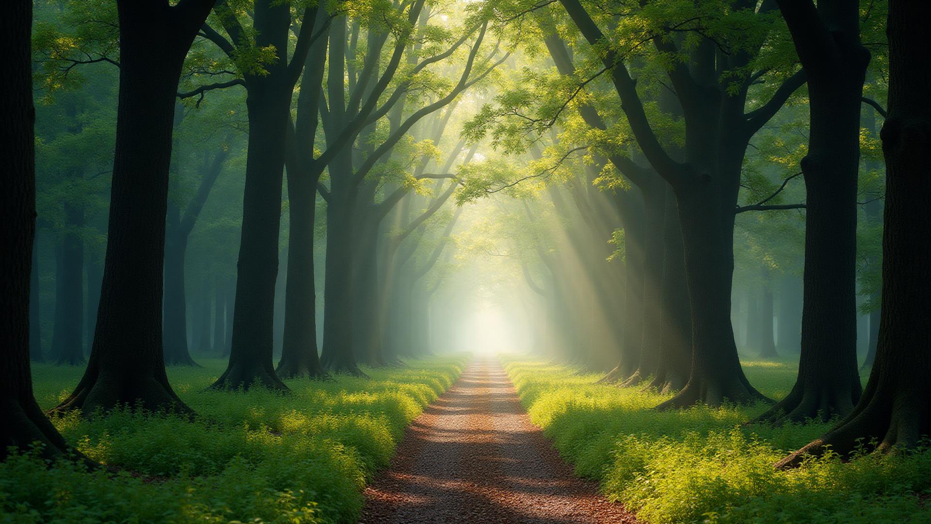 Forest path representing our methodology